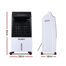 Load image into Gallery viewer, Evaporative Air Cooler Potable Fan Cooling Remote Control LED Display

