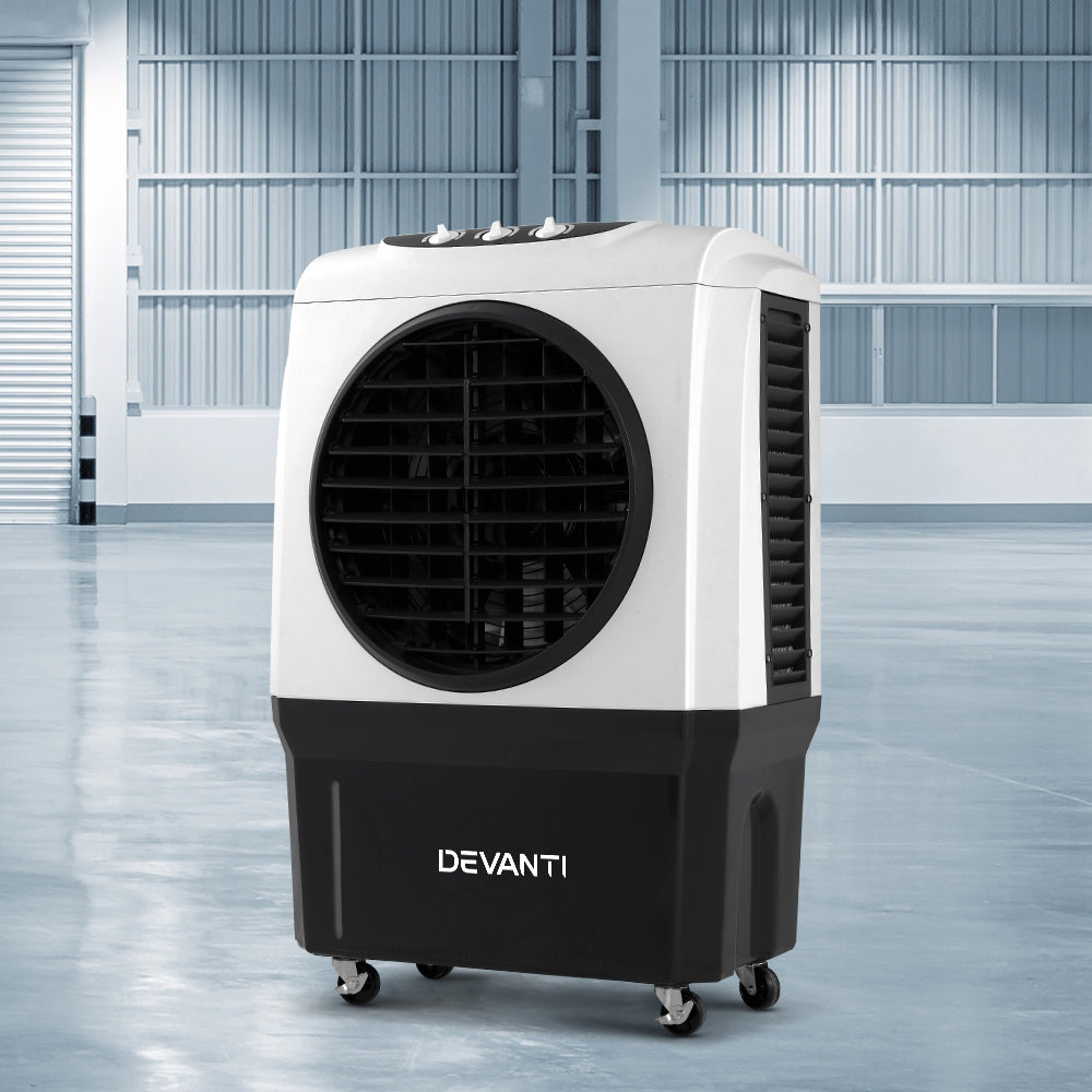 Evaporative Air Cooler Industrial Commercial Portable Water Fan Workshop