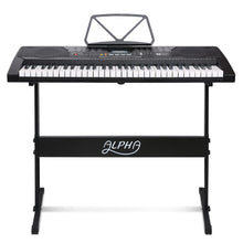 Load image into Gallery viewer, Alpha 61 Key Lighted Electronic Piano Keyboard LCD Electric w/ Holder Music Stand
