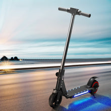Load image into Gallery viewer, Electric Scooter 130W 16KM/H LED Light Folding Portable For Kids Teens Black
