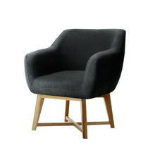 Load image into Gallery viewer, Artiss Aston Tub Accent Chair Charcoal
