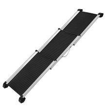 Load image into Gallery viewer, i.Pet Dog Ramp Dog Steps Pet Car Travel Step Stair Foldable Portable Ladder Aluminium
