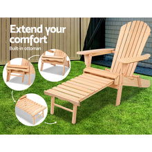 Load image into Gallery viewer, Gardeon 3 Piece Outdoor Beach Chair and Table Set

