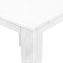 Load image into Gallery viewer, Gardeon 3 Piece Outdoor Adirondack Lounge Beach Chair Set - White
