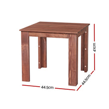 Load image into Gallery viewer, Gardeon Coffee Side Table Wooden Desk Outdoor Furniture Camping Garden Brown
