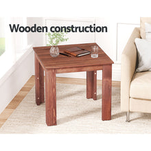 Load image into Gallery viewer, Gardeon Coffee Side Table Wooden Desk Outdoor Furniture Camping Garden Brown
