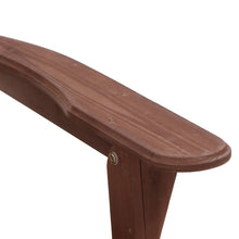 Load image into Gallery viewer, 2PC Foldable Outdoor Wooden Adirondack Lounge Chairs Table Set
