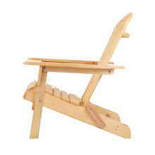 Load image into Gallery viewer, Gardeon 3 Piece Wooden Outdoor Beach Chair and Table Set

