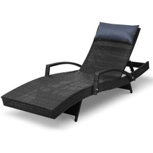 Load image into Gallery viewer, Gardeon Outdoor Sun Lounge Furniture Day Bed Wicker Pillow Sofa Set
