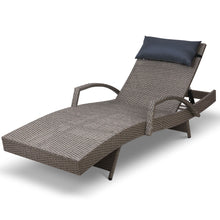 Load image into Gallery viewer, Gardeon Outdoor Sun Lounge Furniture Day Bed Wicker Pillow Sofa Set
