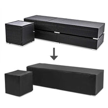 Load image into Gallery viewer, Gardeon Outdoor Sun Lounge Wicker Lounger Setting Day Bed Chair Pool Furniture Rattan Sofa Cushion Garden Patio Grey Black
