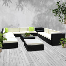 Load image into Gallery viewer, Gardeon 13PC Outdoor Furniture Sofa Set Wicker Garden Patio Lounge

