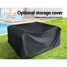Load image into Gallery viewer, Gardeon 8PC Sofa Set with Storage Cover Outdoor Furniture Wicker
