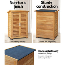 Load image into Gallery viewer, Portable Wooden Garden Storage Cabinet
