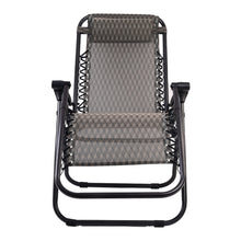Load image into Gallery viewer, Gardeon Set of 2 Zero Gravity Chairs Reclining Outdoor Furniture Sun Lounge Folding Camping Lounger Grey
