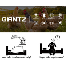Load image into Gallery viewer, Giantz Automatic Chicken Coop Door Opener
