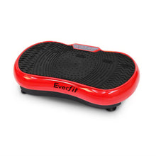 Load image into Gallery viewer, Everfit Vibration Machine Platform Vibrator Resistance Rope Home Fitness Red
