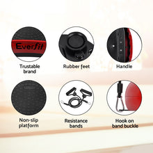 Load image into Gallery viewer, Everfit Vibration Machine Platform Resistance Rope Home Fitness Dark Red
