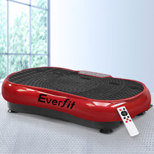 Load image into Gallery viewer, Everfit Vibration Machine Platform Resistance Rope Home Fitness Dark Red
