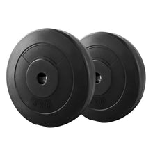 Load image into Gallery viewer, 2 x 5KG Barbell Weight Plates Standard Home Gym Press Fitness Exercise Rubber

