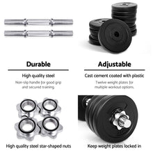 Load image into Gallery viewer, 35kg Dumbbells Dumbbell Set Weight Plates Home Gym Fitness Exercise
