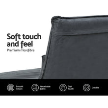 Load image into Gallery viewer, Artiss Floor Sofa Bed Lounge Couch Recliner Chair Folding Foam Camping Bed
