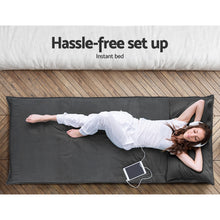 Load image into Gallery viewer, Artiss Floor Sofa Bed Lounge Couch Recliner Chair Folding Foam Camping Bed
