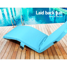 Load image into Gallery viewer, Artiss Floor Lounge Sofa Camping Chair Blue

