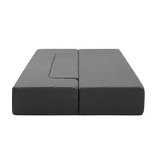 Load image into Gallery viewer, Giselle Bedding Portable Sofa Bed Folding Mattress Lounger Chair Ottoman Grey

