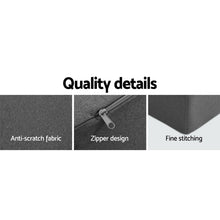 Load image into Gallery viewer, Giselle Bedding Portable Sofa Bed Folding Mattress Lounger Chair Ottoman Grey
