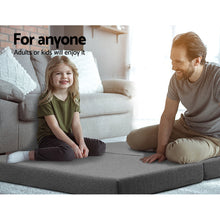 Load image into Gallery viewer, Giselle Bedding Double Size Folding Foam Mattress Portable Bed Mat Dark Grey
