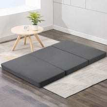 Load image into Gallery viewer, Giselle Bedding Double Size Folding Foam Mattress Portable Bed Mat Dark Grey
