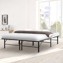 Load image into Gallery viewer, Artiss Folding Double Metal Bed Frame - Black
