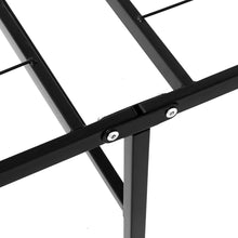 Load image into Gallery viewer, Artiss Folding Bed Frame Metal Bed Base King Single Size Portable Black
