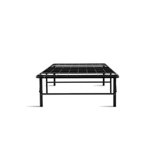 Load image into Gallery viewer, Durable Foldable Bed Frame - Single Metal Black
