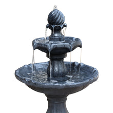 Load image into Gallery viewer, LilyWater™ - Classic &amp; Durable Black 3 Tier Solar Powered Water Fountain
