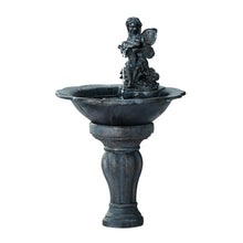 Load image into Gallery viewer, Gardeon Water Fountain Features Solar with LED Lights Outdoor Cascading Angel
