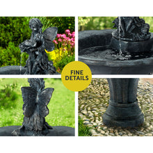 Load image into Gallery viewer, Gardeon Water Fountain Features Solar with LED Lights Outdoor Cascading Angel
