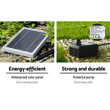 Load image into Gallery viewer, Gardeon Solar Water Fountain Features Outdoor 5 Tiered Cascading Bird Bath
