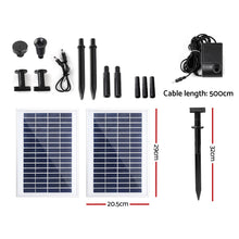 Load image into Gallery viewer, Gardeon 110W Solar Powered Water Pond Pump Outdoor Submersible Fountains
