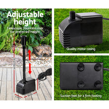 Load image into Gallery viewer, Gardeon 110W Solar Powered Water Pond Pump Outdoor Submersible Fountains

