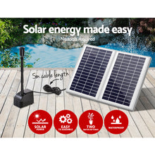 Load image into Gallery viewer, Gardeon 110W Solar Powered Water Pond Pump Outdoor Submersible Fountains
