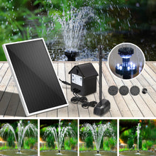 Load image into Gallery viewer, Gardeon 30W LED Lights Solar Fountain with Battery Outdoor Fountains Submersible Water Pump
