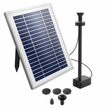 Load image into Gallery viewer, Gardeon Solar Pond Pump with Battery Kit Solar Powered Garden Water Fountain
