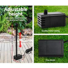 Load image into Gallery viewer, Gardeon 8W Solar Powered Water Pond Pump Outdoor Submersible Fountains
