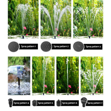 Load image into Gallery viewer, Solar Pond Pump Powered Garden Bird Bath Submersible Kit Panel Outdoor 6 FT
