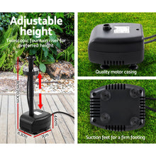 Load image into Gallery viewer, Solar Pond Pump Outdoor Garden Submersible Water Pumps with Battery Kit 4 FT
