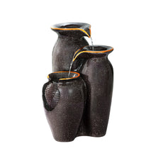 Load image into Gallery viewer, Gardeon Water Fountain Features Solar with LED Lights Outdoor Cascading 3 Tired

