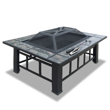 Load image into Gallery viewer, Grillz Fire Pit BBQ Grill Ice Bucket 3-In-1 Table
