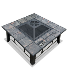 Load image into Gallery viewer, Grillz Fire Pit BBQ Grill Ice Bucket 4-In-1 Table
